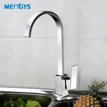 MEOTIYS Zeitgenössische Messing Küchenarmatur Chrom Mischer Waschbecken Wasserhahn Küchenarmatur Eitelkeit Wasserhahn Torneira Thermostatischer Hahn