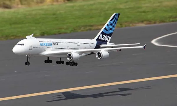 Airbus A380 самолет пульт дистанционного управления Самолет EPO четыре 55 мм воздуховод
