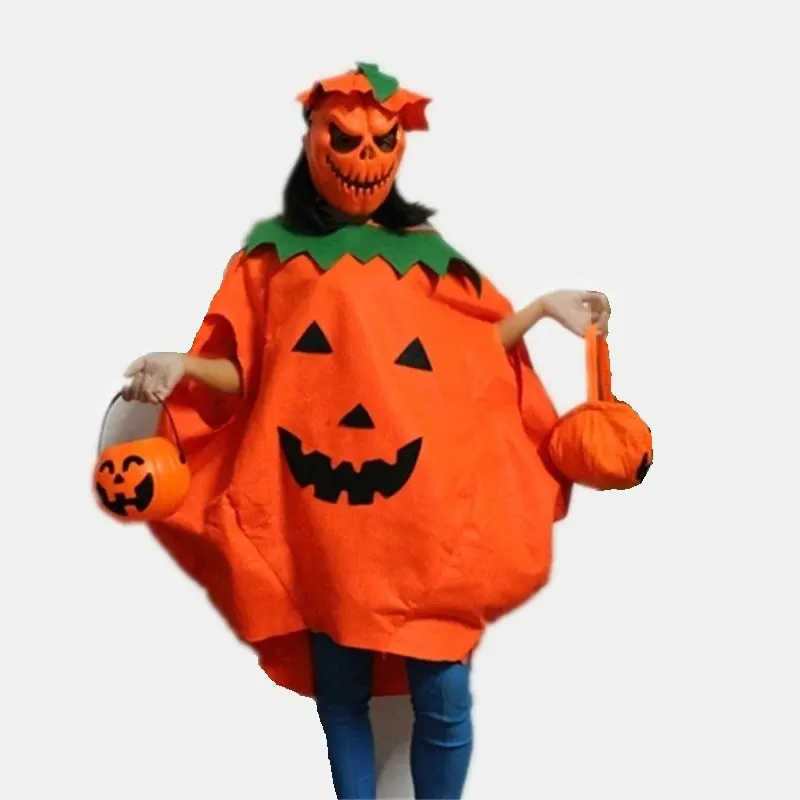 

Adult Pumpkin Costume Halloween Costume Women Men 2-Pieces Sets Pumpkin Party Cosplay Costume