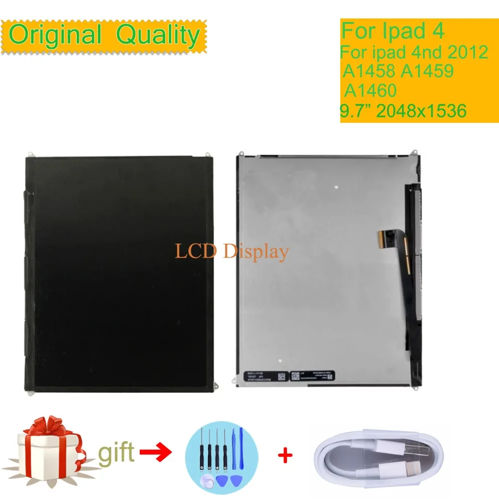 

Original For Apple iPad 4 4nd 2012 LCD Display Touch Screen Digitizer A1458 A1459 A1460 LCD Panel for ipad 4 monitor Pantalla