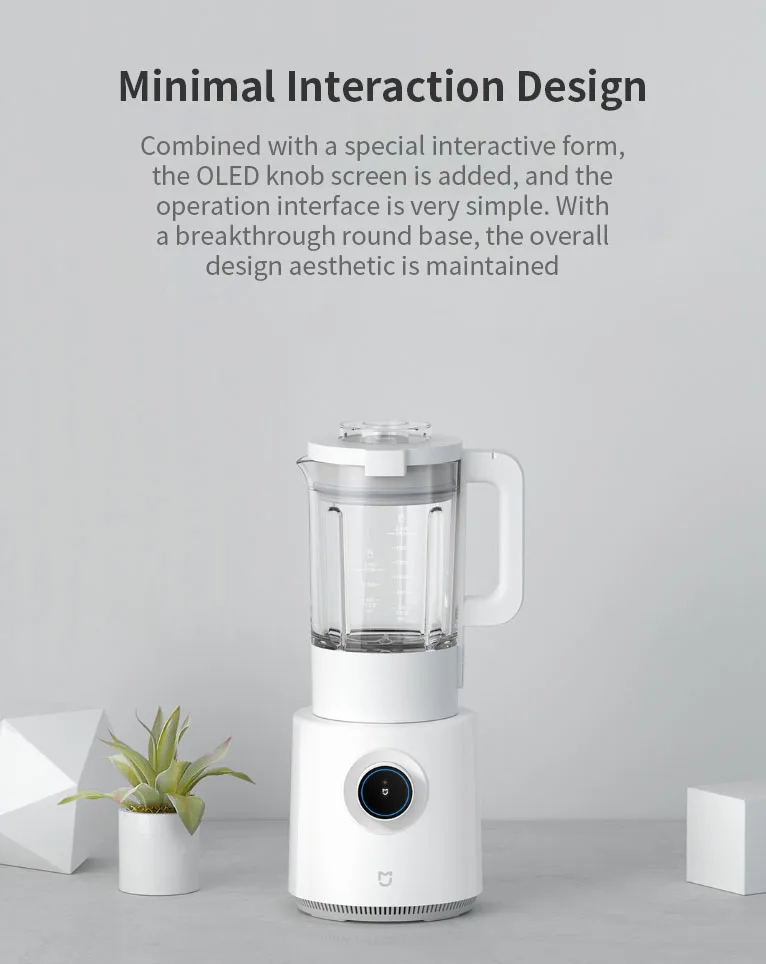 XIAOMI MXIAOMI MIJIA MJPBJ01YM 1000 Вт 1700 мл Многофункциональный Умный миксер электрическая соковыжималка OLED экран высокая скорость поломки