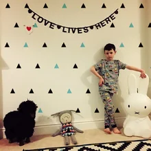 INS style cute baby  Wall Sticker Removable Waterproof PVC No Pollution material for kids room decoration