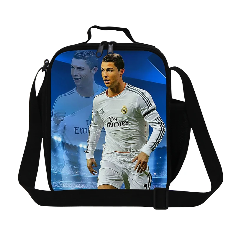 Cristiano Ronaldo font b lunch b font font b bag b font for boys school work