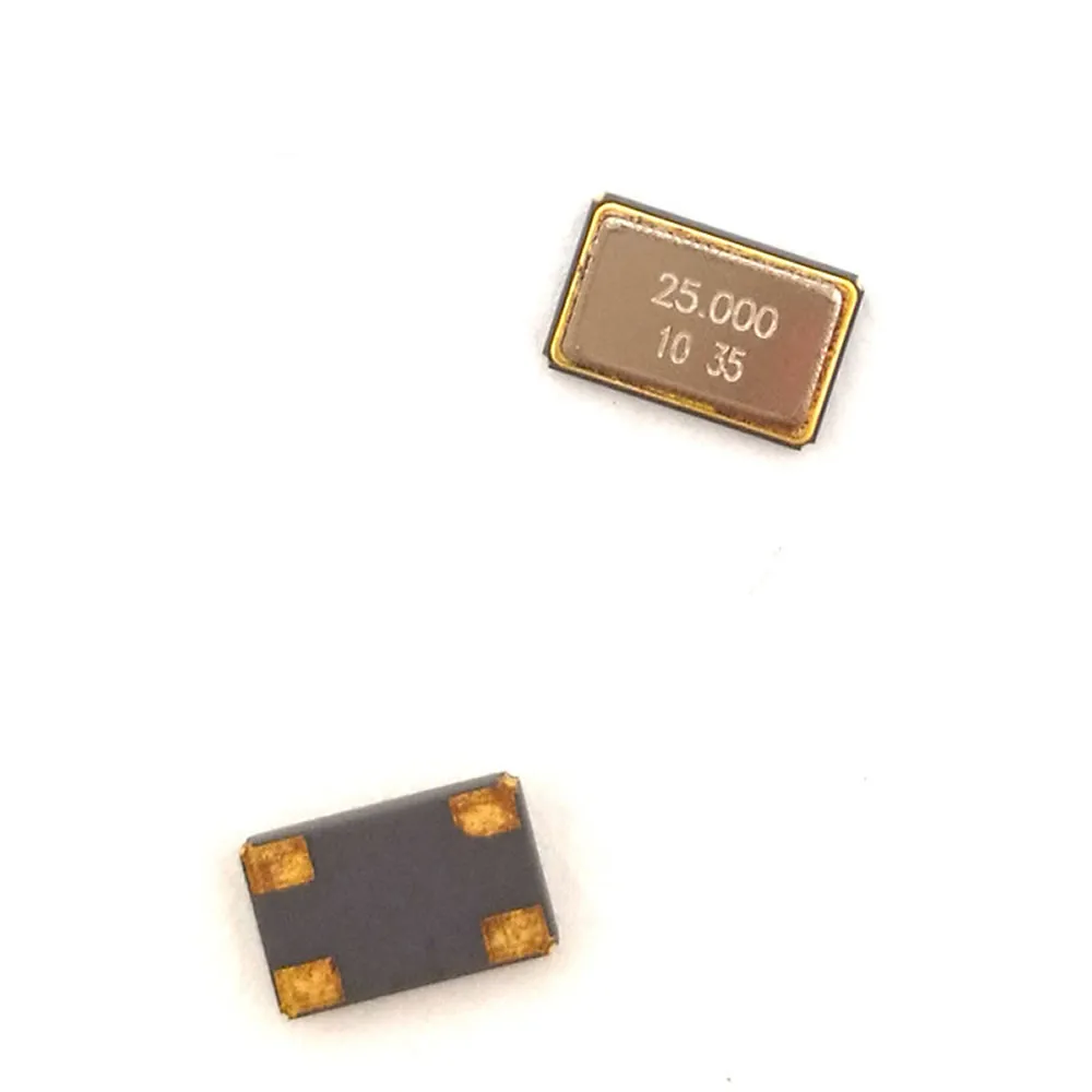 100pcs 25MHz 20ppm 20pF 5032 smd quartz resonator Crystal
