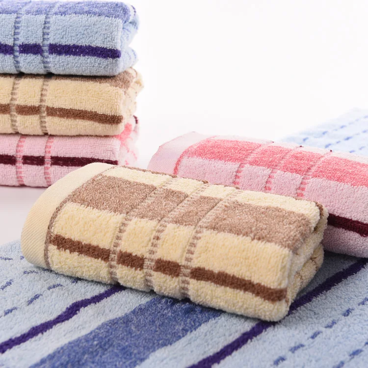 Square high quality hair face towel christmas towels gift home use