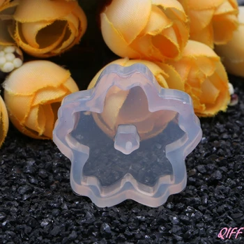 

Drop&Wholesale Resin Silicone Pendant Mold Sakura Ornaments Handmade Jewelry Making Tool APR28