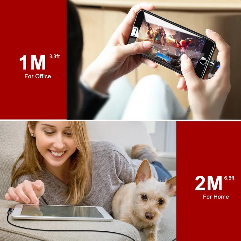 INIU Magnetic Cable Micro USB Type C Fast Charger Charging For iPhone XS X XR 8 7 6 5 Samsung S8 Magnet Android Phone Cable Cord