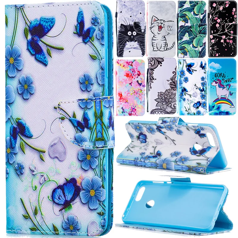

Honor 7X Leather Case on for Fundas Huawei Honor 7X Cover sFor Coque Huawei Honor 7X 7 X Covers Wallet Flip Stand Phone Case
