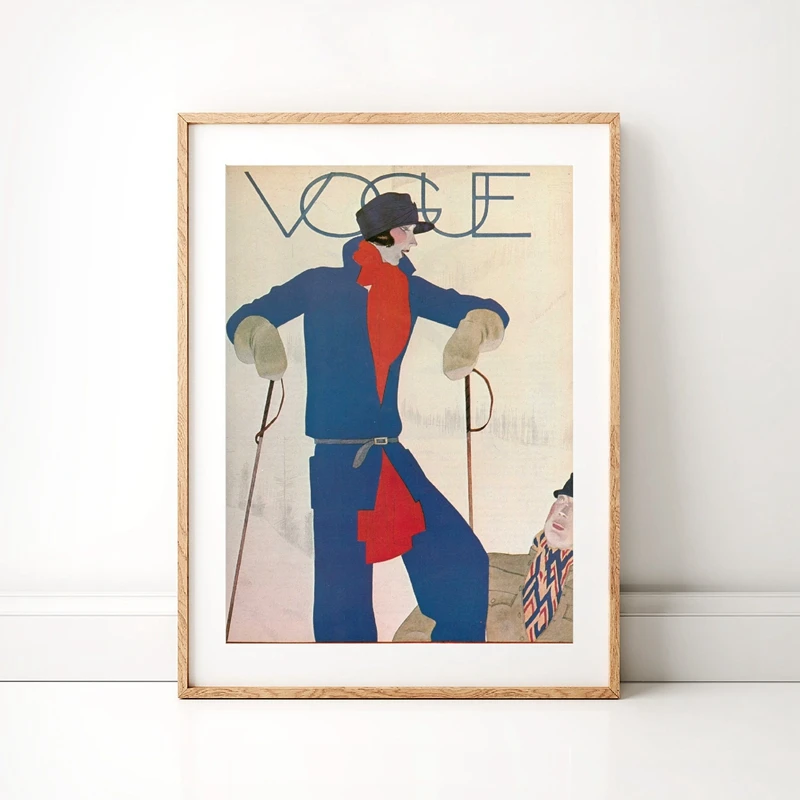 Fashion Ski Wall Art Print