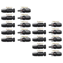 10 pares conector conector solar conectores de painel solar masculino & fêmea ip67 tuv 1000vdc ul 600vdc