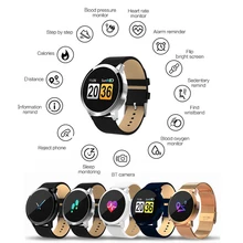 Tonbux Q8 Смарт-часы OLED Цвет Экран Smartwatch Мужская мода Фитнес трекер сердечного ритма Водонепроницаемый Smart Браслет Smart Band