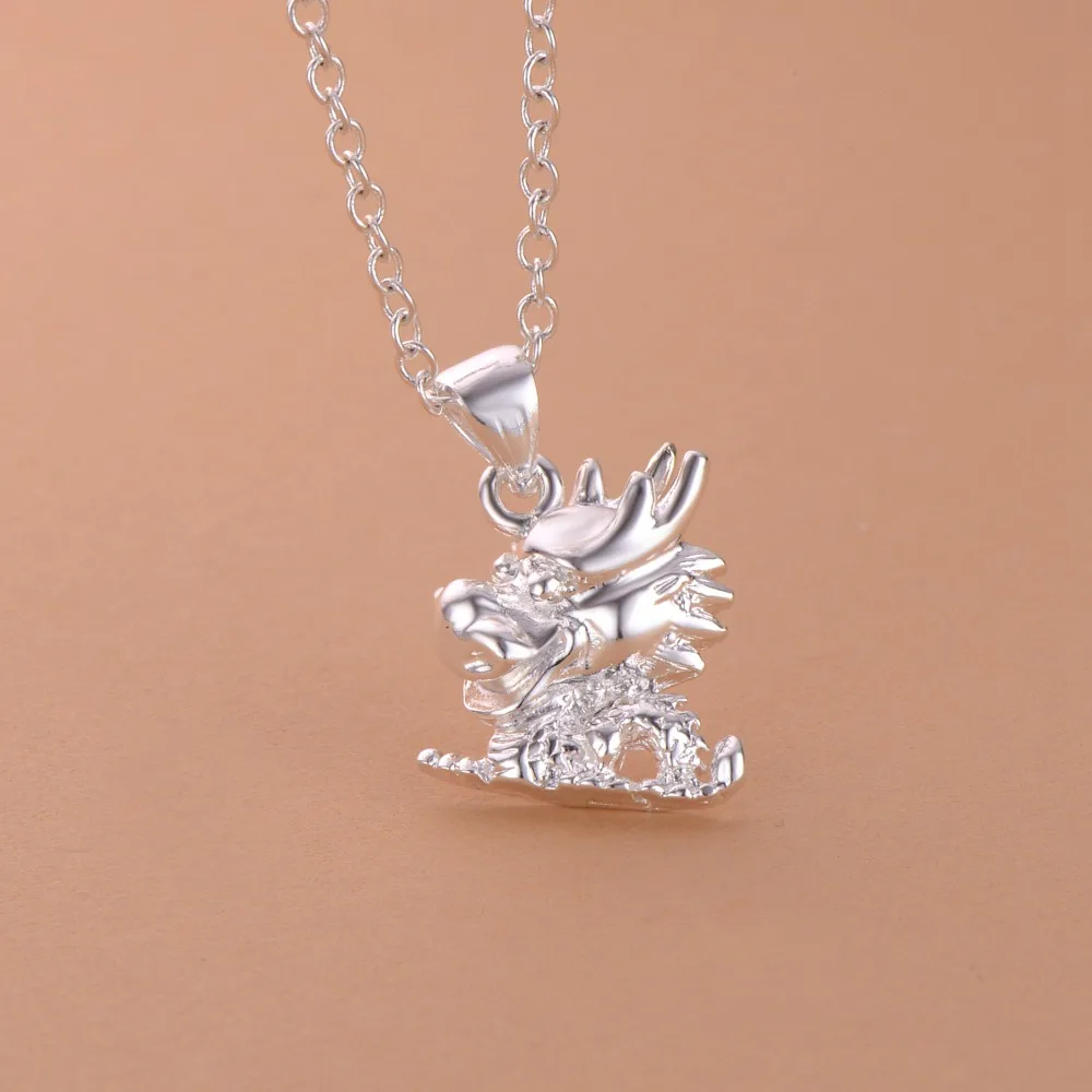 mythical creatures lucky sterling silver jewelry Necklace New Sale