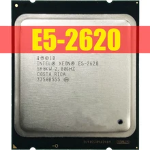 Intel Xeon E5-2620 E5 2620 2,0 ГГц шестиядерный процессор с 12 резьбой 15 м 95 Вт LGA 2011 Бесплатная доставка