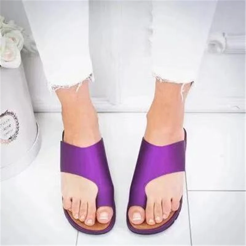 

2019 Nuevo Flat bottom toe sleeve Chaussures Femme Platform Sandals Women Sandals Wedges Shoes Summer Zapatilla Plus Size 35-43