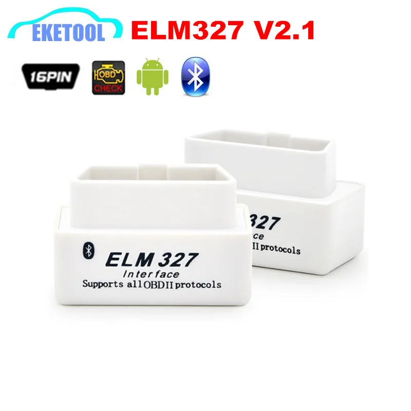 

Free Shipping Super MINI V2.1 White Color ELM327 Bluetooth Android Scanner Car Diagnosis Multi-Function ELM 327 CAN-BUS Tester