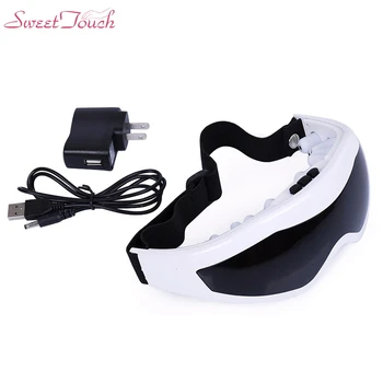 

Sweettouch Electric Eyes Massage Machine, Portable Eye Mask with Compression, 9 Vibration Modes for Eye Protection,Eyes Relax