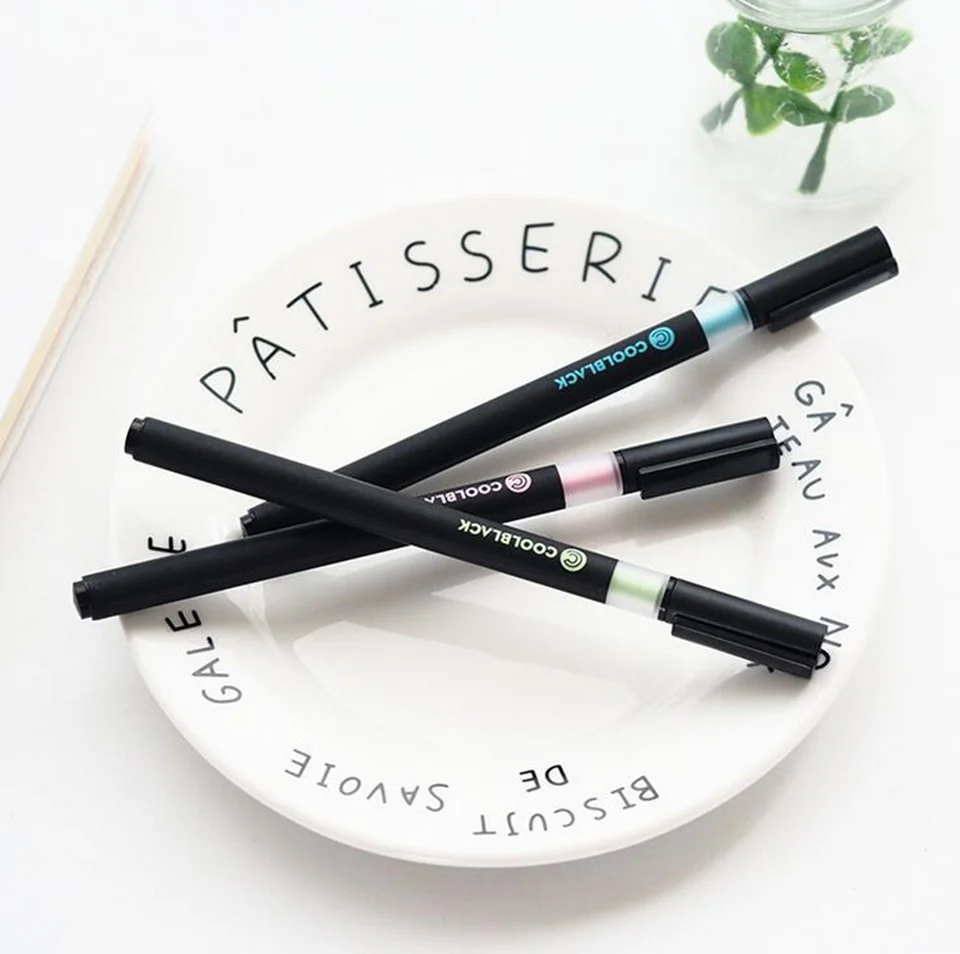Cool-Black-Gel-Pen-Signature-Pen-Escolar-Papelaria-School-Office-Supply-Promotional-Gift (1)_