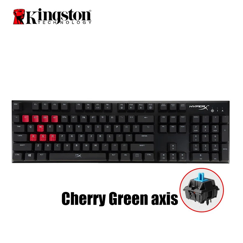 Kingston HyperX сплав FPS электронная спортивная механическая клавиатура вишневая ось