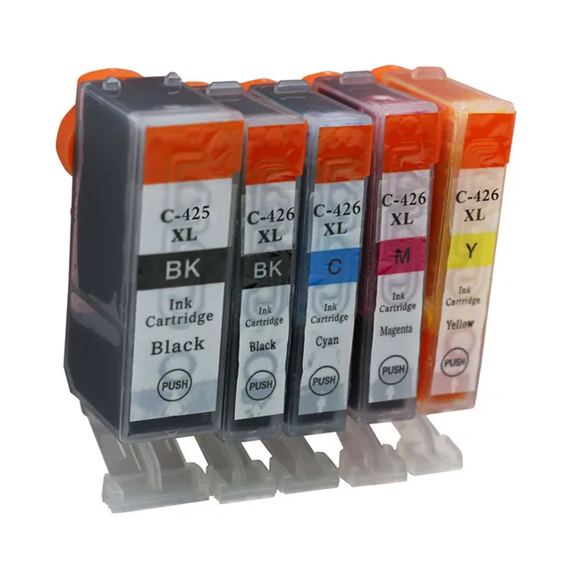 Aliexpress.com : Buy 5PK Ink Cartridge PGI 425 CLI 426 for Canon Pixma IP4840 IP4940 IX6540