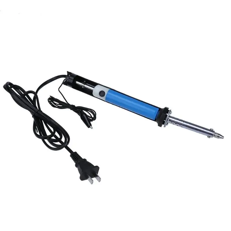 Ручной Электрический оловянный присоска ручка насос для пайки инструмент для пайки с насадкой очиститель и сменная насадка США/ЕС вилка - Цвет: US Plug
