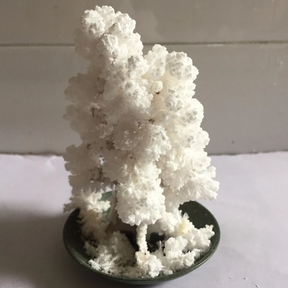 

50PCS/LOT 2019 100mm H White Paper Magic Growing Tree Magical Christmas Trees Japan Educational Science Funny Toys For Children