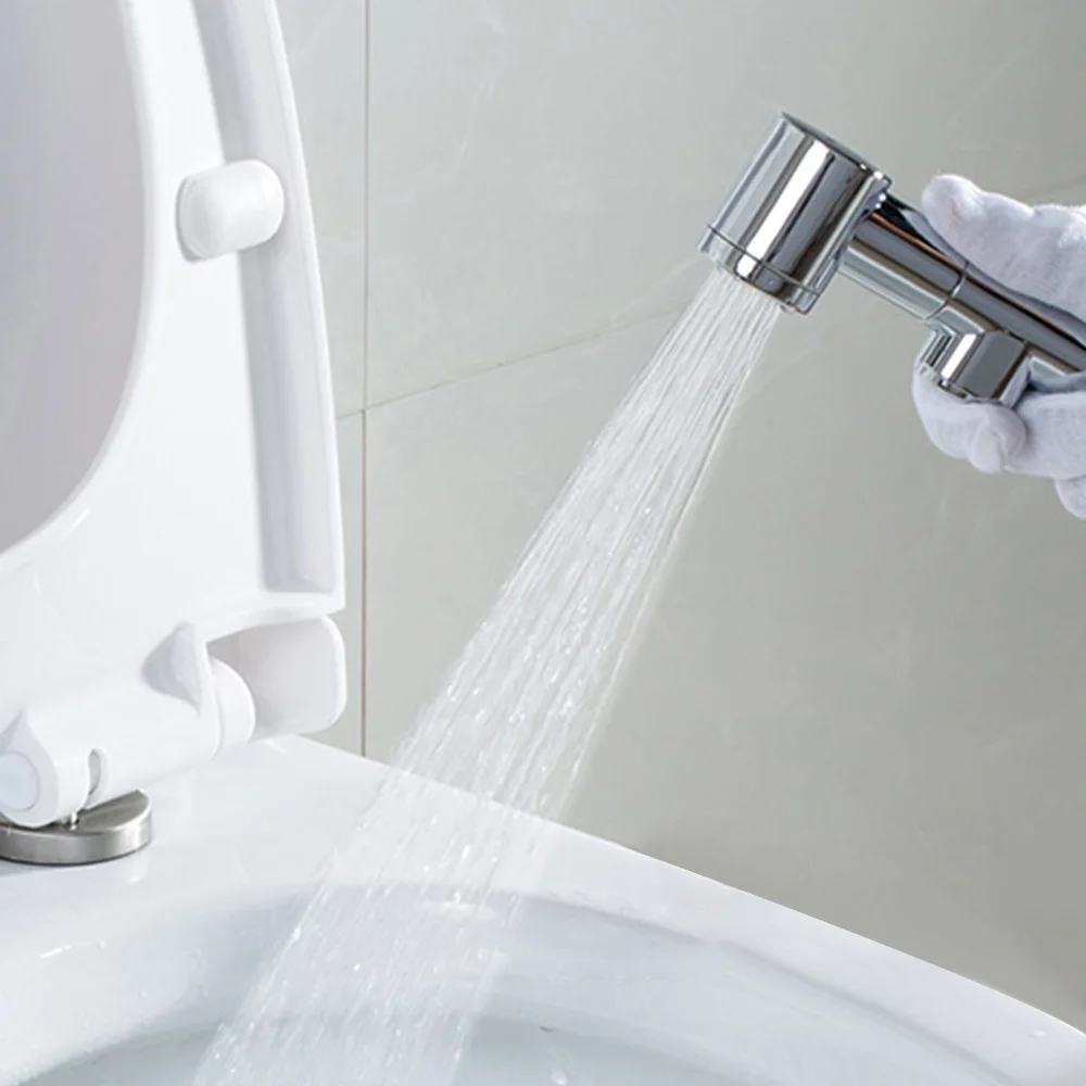 

Handheld Toilet Bidet Sprayer Set Kit Stainless Steel Hand Bidet Faucet for Bathroom Hand Sprayer Shower Head Self Cleaning 3pcs