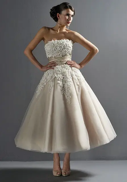 Embellished Organza Wedding Dress