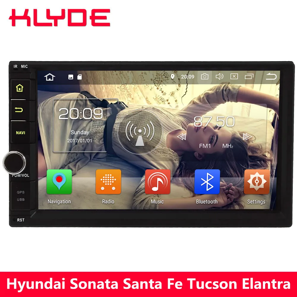 

KLYDE 7" Octa Core 4G Android 8.0 4GB RAM 32GB ROM 2Din Universal Car DVD Player Stereo For Nissan Frontier Paladin Navara Tiida