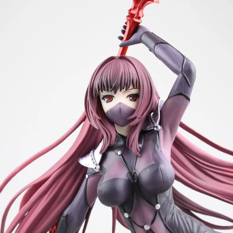 28 см аниме фигурка Fate/Grand Order слуга Scathach Lancer длинное копье Ver 1/7 Fate Stay Night Сексуальная Модель Коллекционная кукла