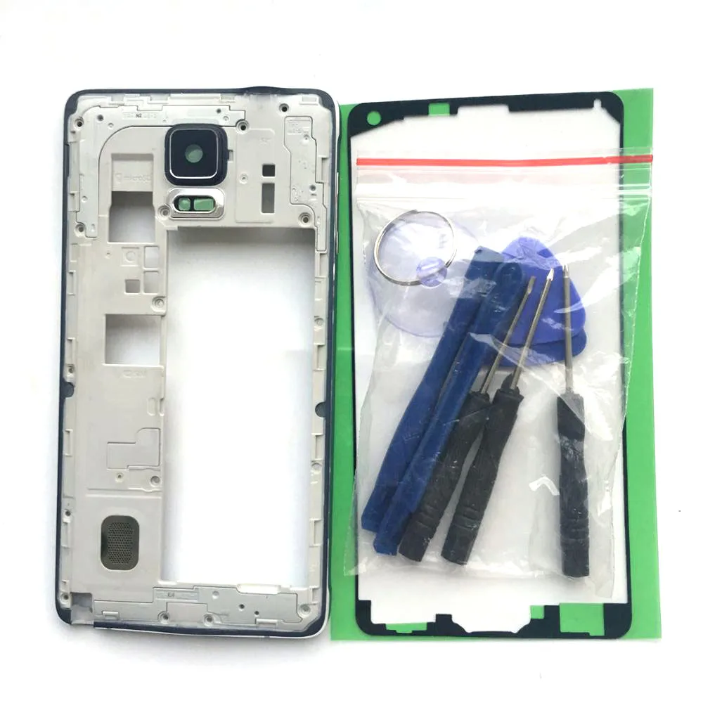 Запасные части Panbon средняя рамка для samsung Galaxy Note 4 Note4 N910F/C/A/P средний корпус экран пластина Ремонт Часть+ Инструменты