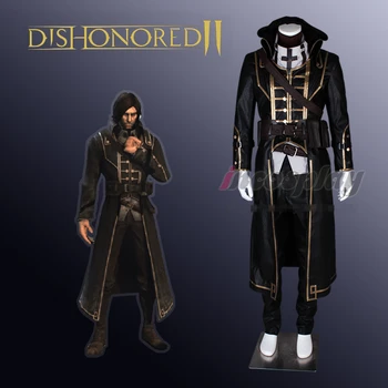 

Game/Anime Dishonored Corvo Attano Battle Uniform Cosplay Costume Customized Any Size For Men Halloween Free Shipping New 2019.