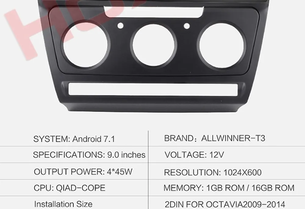Clearance 2 din Android Quad Core Car DVD player for Skoda Volkswagen Octavia Audio GPS Radio Steering-Wheel car multimedia player 19