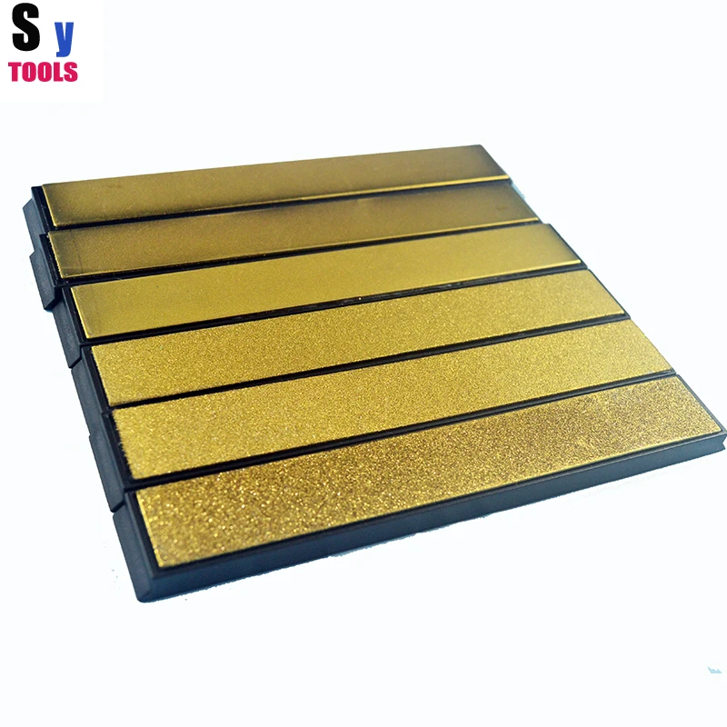 

Custom made for Ruixin Apex sharpener Plating titanium diamond whetstone smooth whetstone 6.24"x0.8"x0.3" inches 80-1000Grit