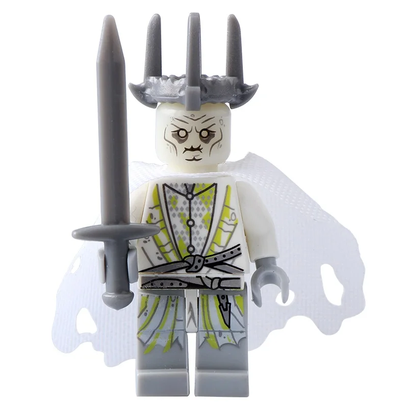 Legoed Властелин кольца 8 шт./компл. ведьма King Of The Dead орк Мордора экшн Минифигурки