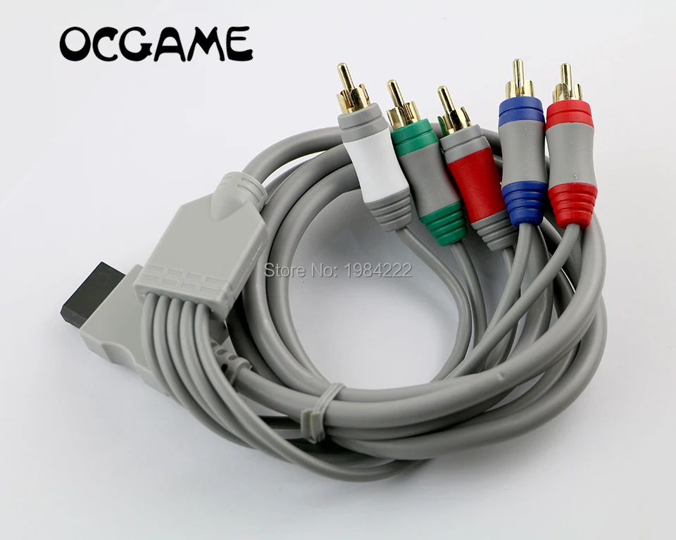 OCGAME 1.8m Component 1080 P HDTV AV Audio Adapter Cable Cord Wire 5RCA