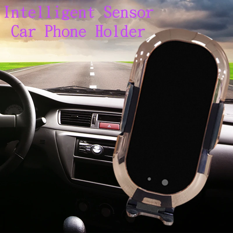 

Qi Car Wireless Charger Intelligent 10W 7.5W Fast Wireless Charging Phone Car Holder Air Vent Mount Mobile Phone Holder Stand