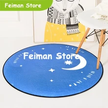 Скандинавские минималистичные круглые ковры для гостиной, спальни, декора, коврики, серый, белый, солнечный свет, принт, детская комната, игровые коврики