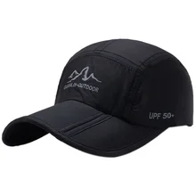 Походная наружная Солнцезащитная Складная сетка для лазанья Изменяемая Кепка вдоль дышащей быстросохнущей шляпка для ношения на открытом воздухе портативная