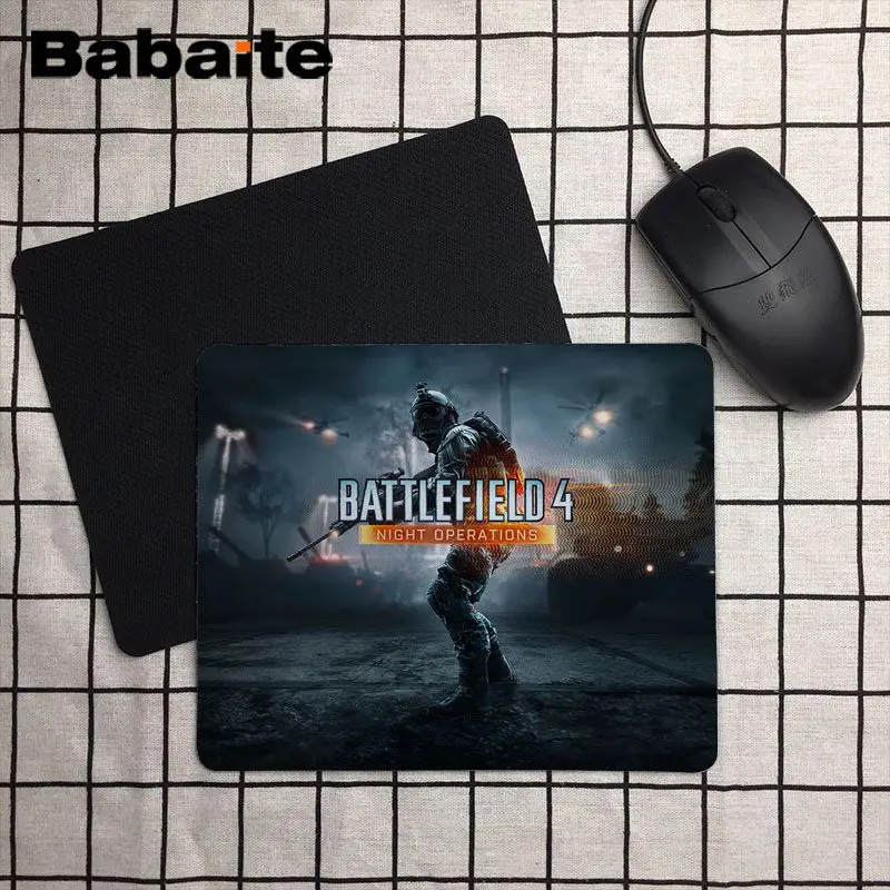 Babaite My Favorite Battlefield 4 Большой Коврик Для Мыши Компьютерный коврик Размер для 18x22 см 25x29 см резиновые прямоугольные коврики для мыши - Цвет: 25X29cm