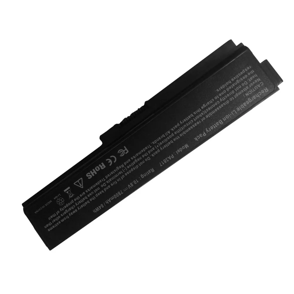 Аккумулятор для ноутбука Toshiba 7800 мАч фотосессия PA3817 L700 L600 L730 L750 L600D C600D L310 L311
