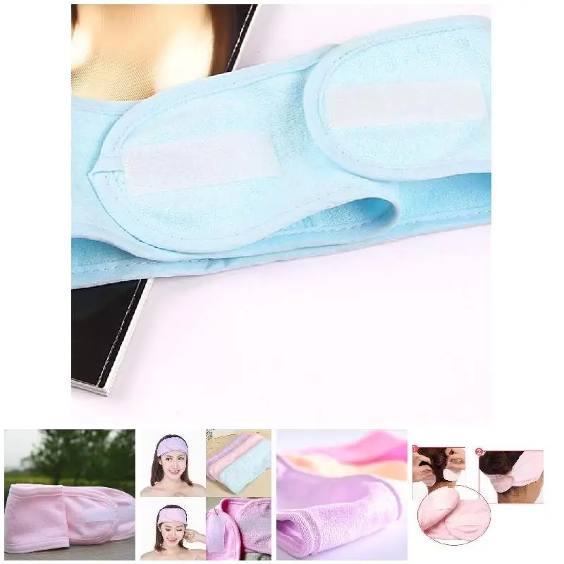 

2019 Newly Droppshiping New Wash Face Makeup SPA Women Sweat Elastic Soft Headbands Hair Band BFJ55