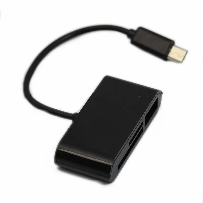 Ascromy 3in1 комплект подключения USB концентратор SD карта Micro-SD кардридер адаптер OTG для мобильного телефона Xiaomi Redmi 4x note 4 pro meizu m3 m5