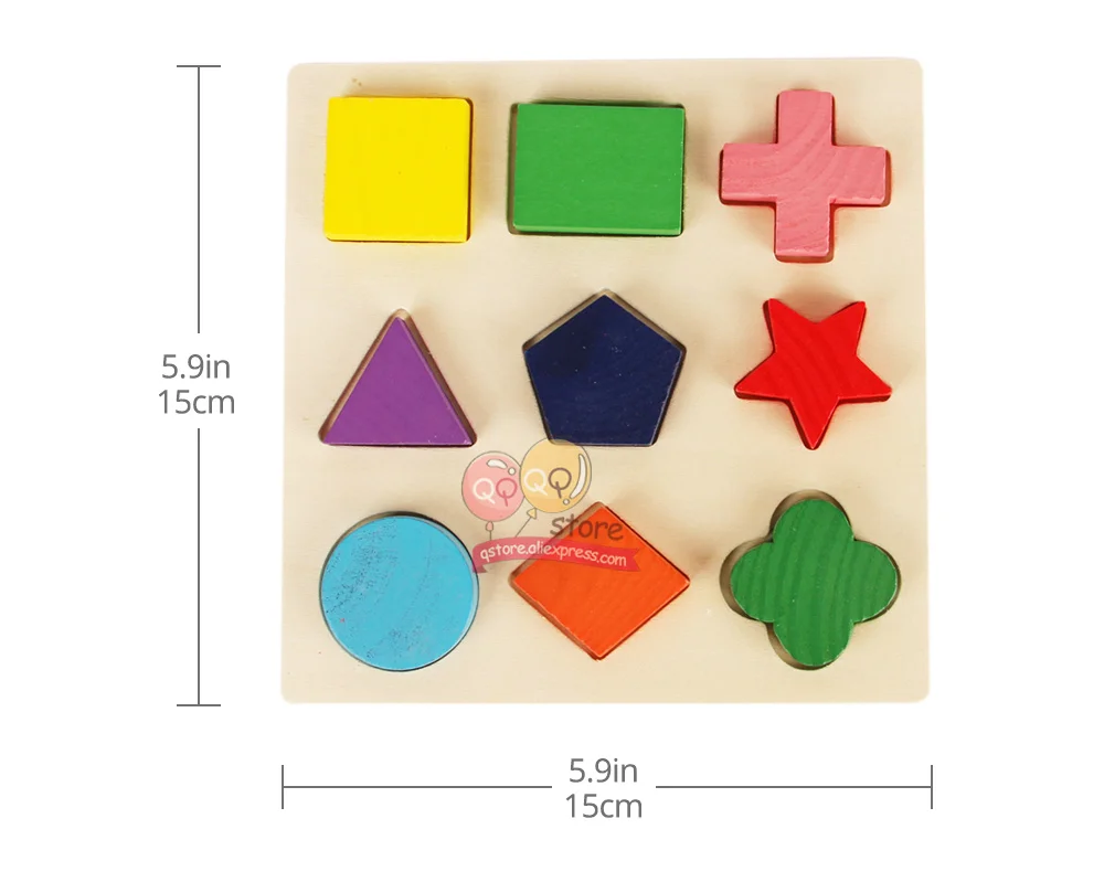 Details about   MagiDeal Kids Education Wooden Geometric Shape Segmentation Toys Triangle