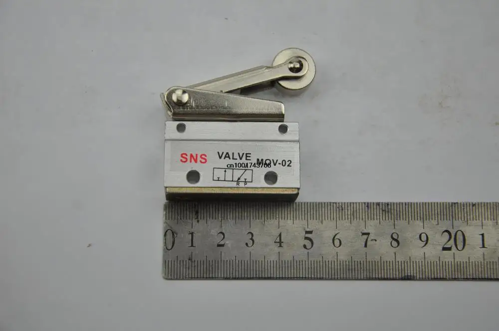 

1PCS 3 Way 2 Position 1/8" Thread Wheel Switch Pneumatic Mechanical Valve MOV-02 wheel type