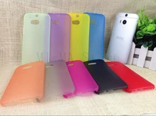 2015 Transparent Ultrathin 0 3mm Soft Back Cover Cases for HTC One M8 Classic Fashion High