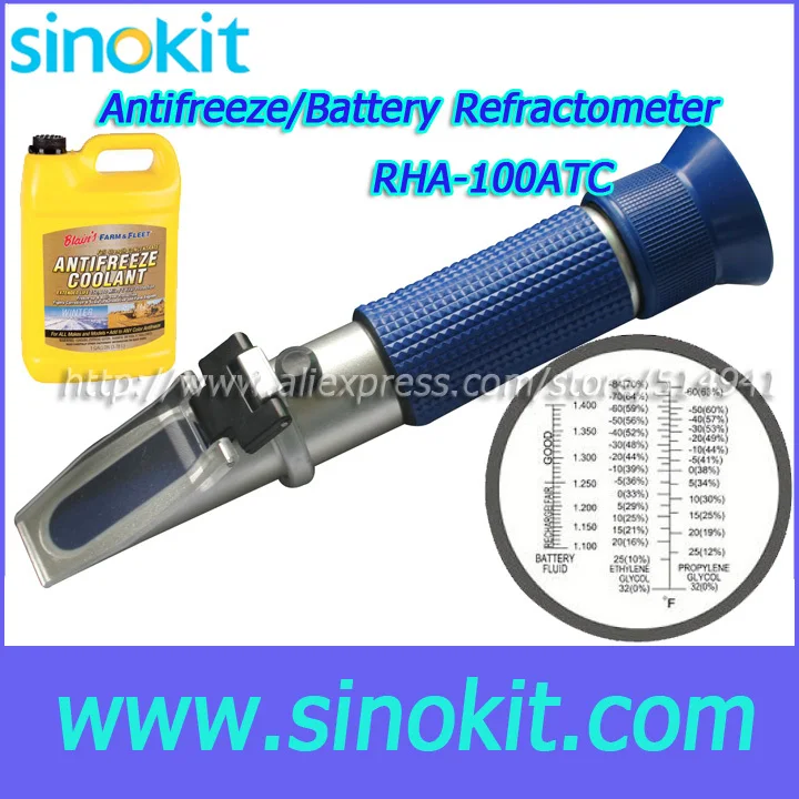

Free Shipping Antifreeze and Battery- Refractometer RHA-100ATC