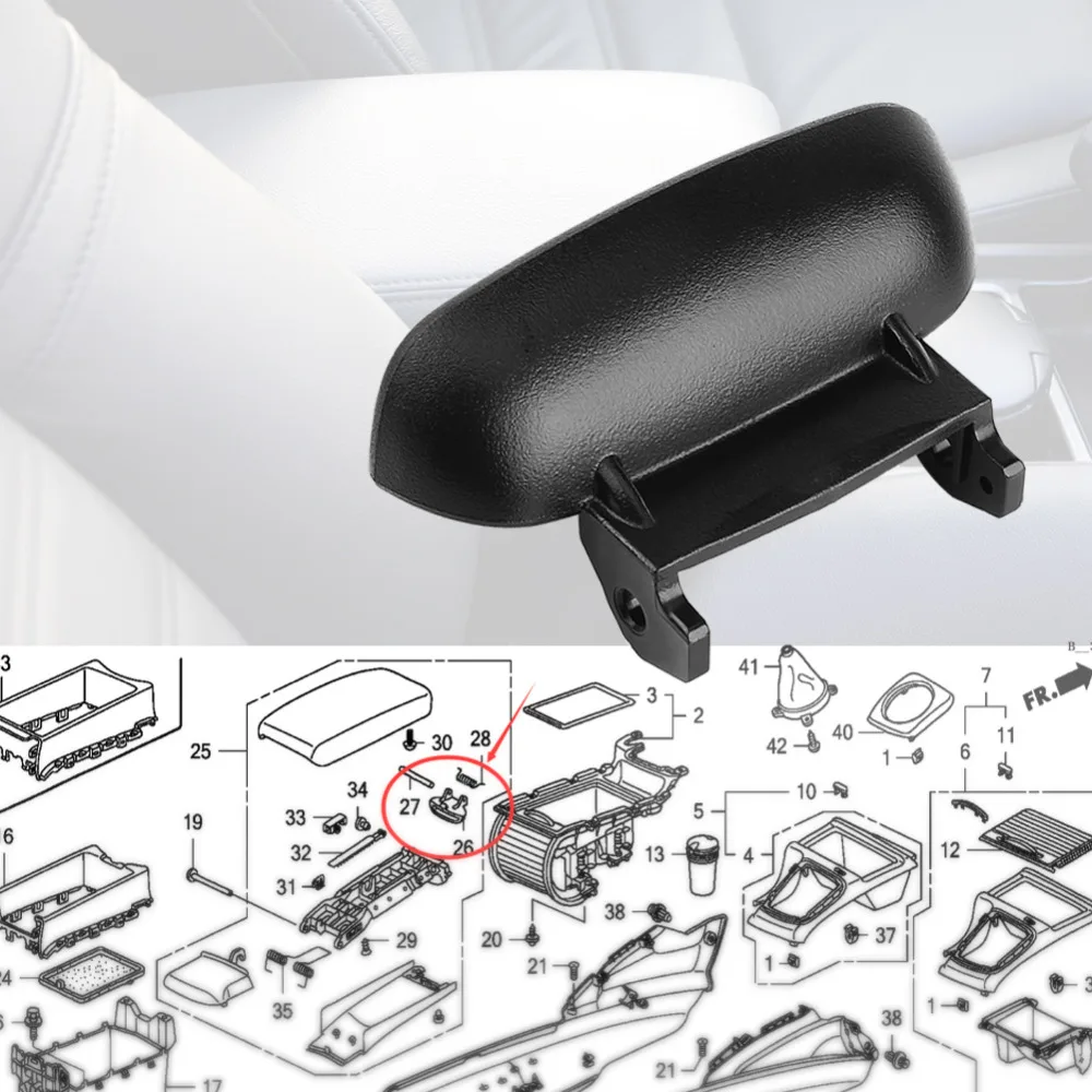 Авто подлокотник замок крышки центральной консоли защелка подходит автомобиль-Стайлинг для Honda Civic 2006-2011 83451-sna-a01za Интимные аксессуары