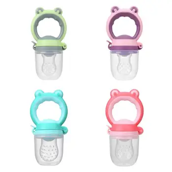 

Baby Pacifier Feeding Nipple Feeding Bottle Pacifier Teat Milk Feeder Newborn Infant Food Bite Supplies Soft Safe Silicone