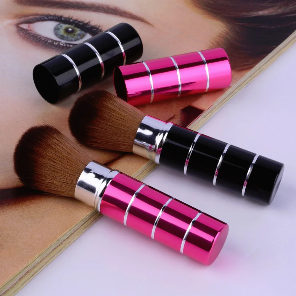 

1Pcs Soft Makeup Brush Retractable Pro Blending Foundation Cosmetic Blusher Face Powder Brushes Beauty Tools Highlighter Powder
