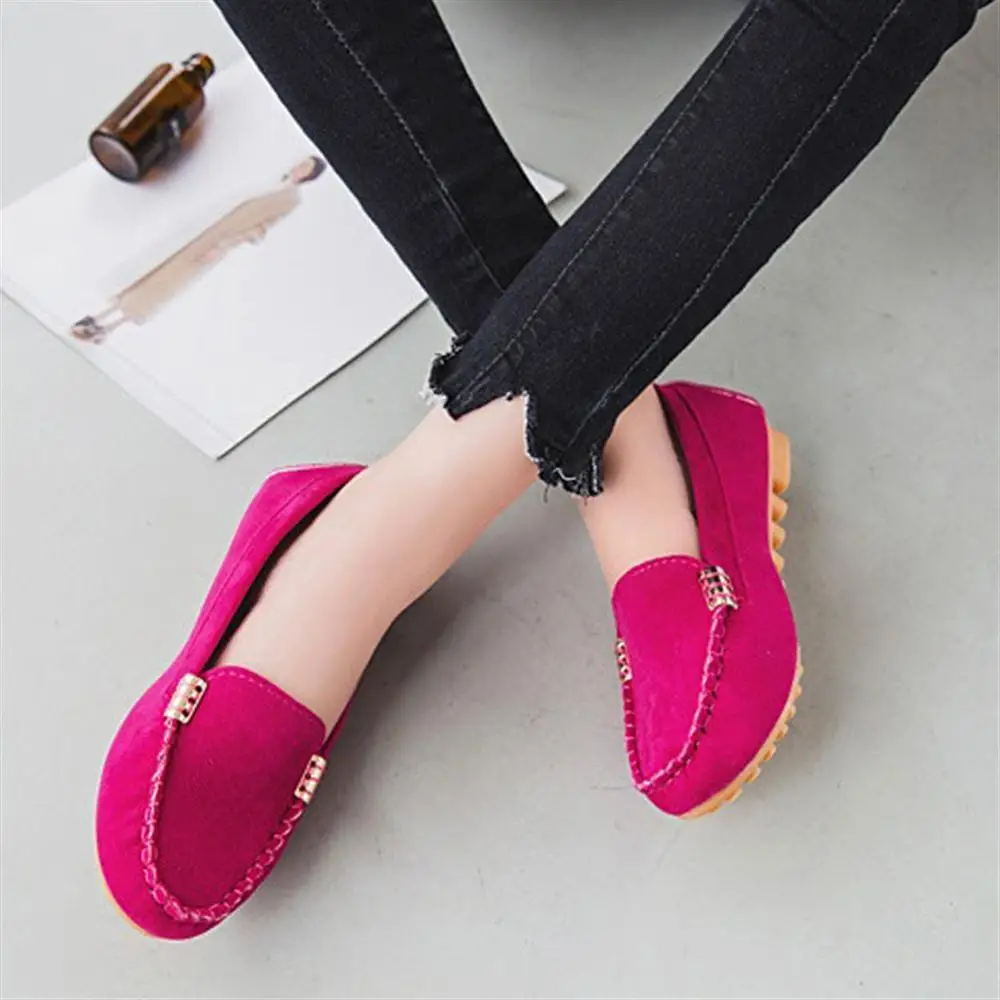 

2018 new Spring and autumn Woman Flats New Fashion Pure Color Wild Concise Flat Casual Shoes Round Toe Comfortable Female Shoes